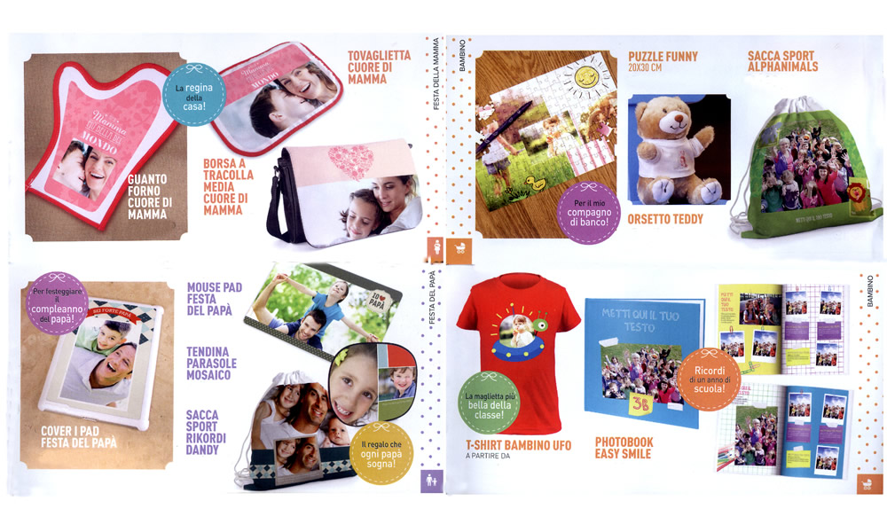 Stampe Fotografiche On-Line - Fotolibri, Cover Smarphone, Tovagliette PVC personalizzate, T-Shirt personalizzate, Teli mare con foto